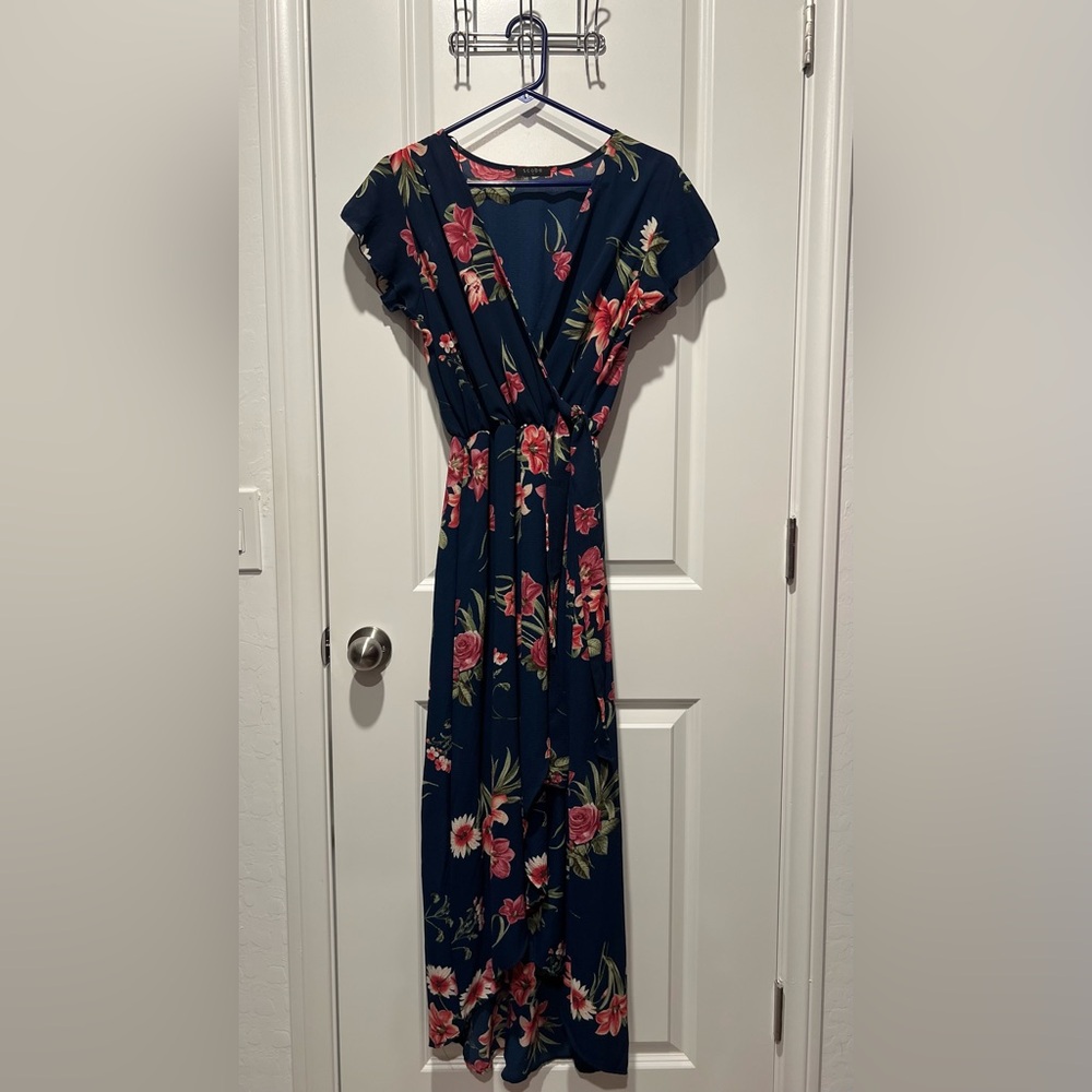 Floral Navy Dress